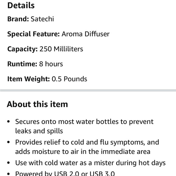 Satechi USB Portable Humidifier - Picture 9 of 15